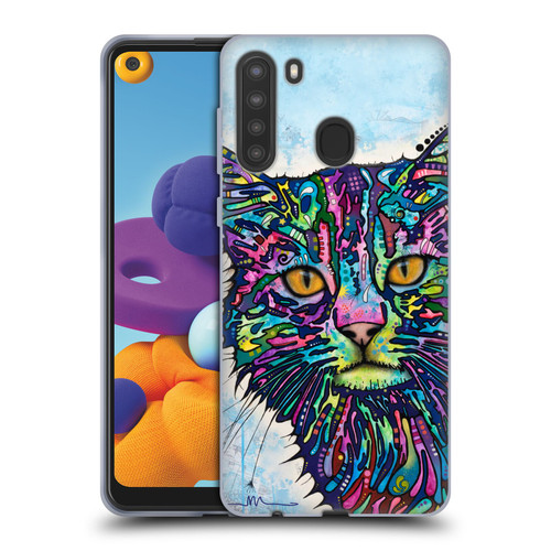 Dean Russo Cats Diligence Soft Gel Case for Samsung Galaxy A21 (2020)