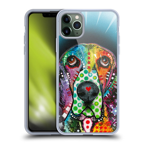 Dean Russo Dogs Hound Soft Gel Case for Apple iPhone 11 Pro Max