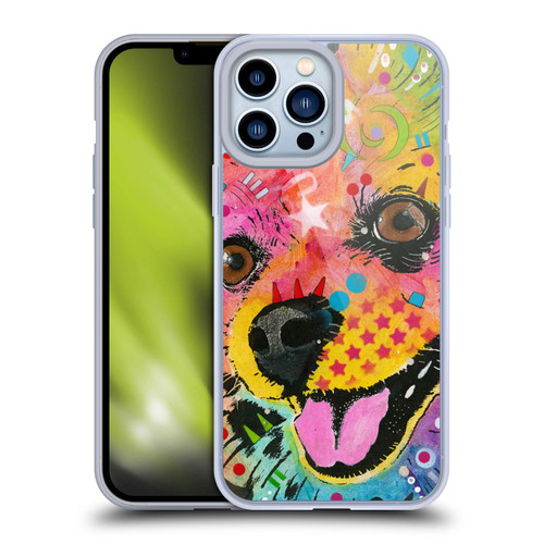Dean Russo Dogs Pomeranian Soft Gel Case for Apple iPhone 13 Pro Max