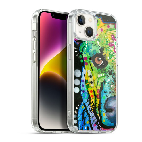 Dean Russo Dogs Bulldog Soft Gel Case for Apple iPhone 14 Plus