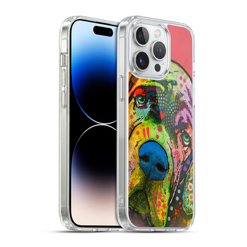 Dean Russo Dogs Mastiff Soft Gel Case for Apple iPhone 14 Pro Max