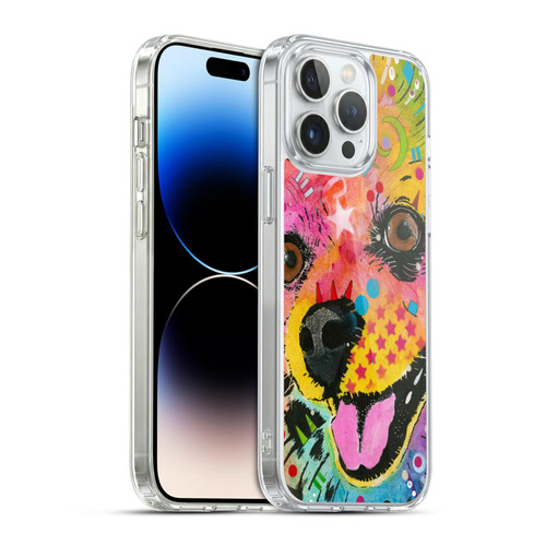 Dean Russo Dogs Pomeranian Soft Gel Case for Apple iPhone 14 Pro Max