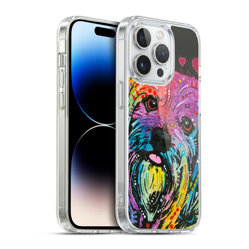 Dean Russo Dogs Yorkie Soft Gel Case for Apple iPhone 14 Pro
