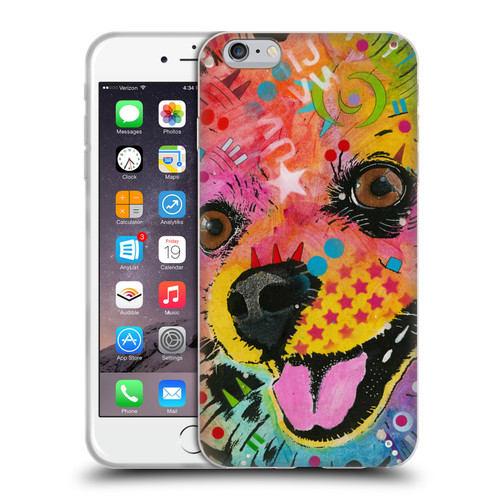 Dean Russo Dogs Pomeranian Soft Gel Case for Apple iPhone 6 Plus / iPhone 6s Plus