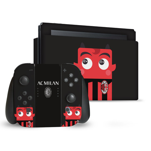 AC Milan Art Mascotte Vinyl Sticker Skin Decal Cover for Nintendo Switch Bundle