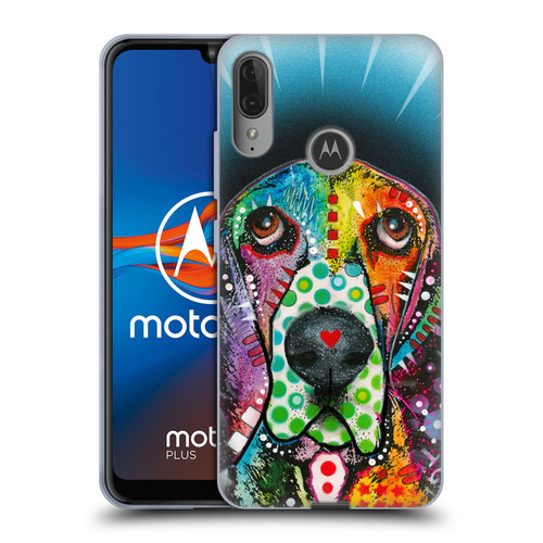 Dean Russo Dogs Hound Soft Gel Case for Motorola Moto E6 Plus