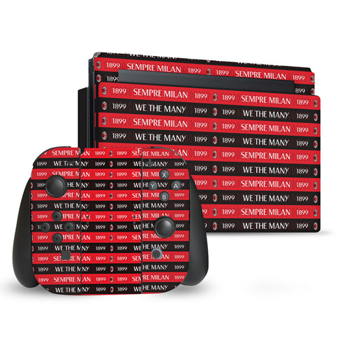 AC Milan Art Milan 1899 Vinyl Sticker Skin Decal Cover for Nintendo Switch Bundle