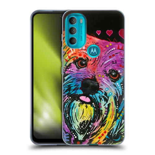 Dean Russo Dogs Yorkie Soft Gel Case for Motorola Moto G71 5G