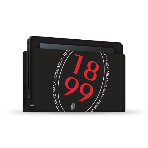 AC Milan Art 1899 Oversized Vinyl Sticker Skin Decal Cover for Nintendo Switch Console & Dock