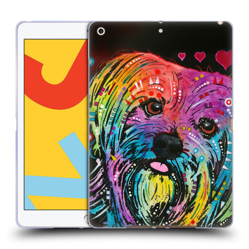 Dean Russo Dogs Yorkie Soft Gel Case for Apple iPad 10.2 2019/2020/2021