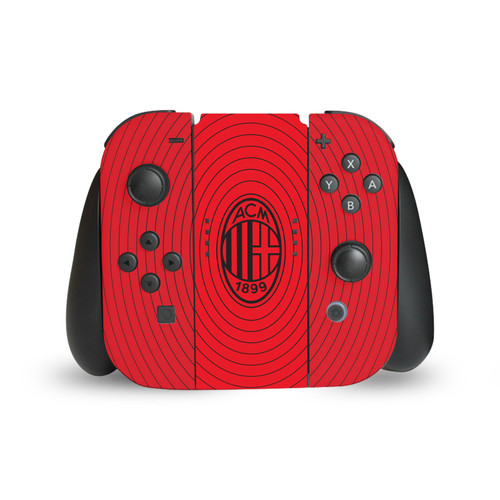 AC Milan Art Red And Black Vinyl Sticker Skin Decal Cover for Nintendo Switch Joy Controller