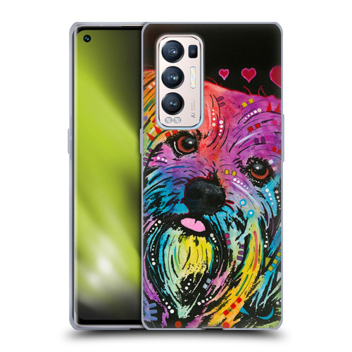 Dean Russo Dogs Yorkie Soft Gel Case for OPPO Find X3 Neo / Reno5 Pro+ 5G