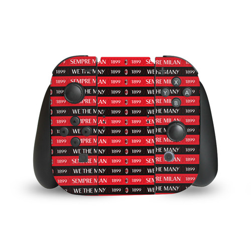 AC Milan Art Milan 1899 Vinyl Sticker Skin Decal Cover for Nintendo Switch Joy Controller
