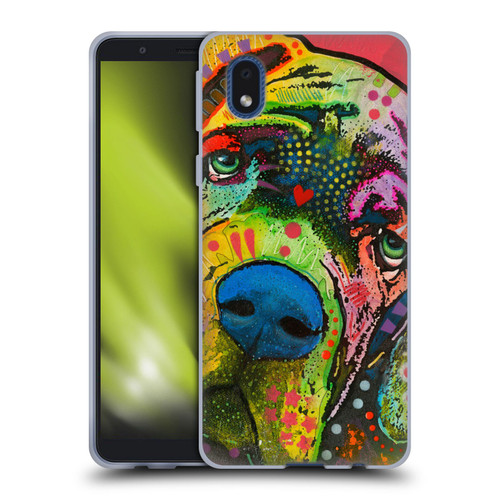Dean Russo Dogs Mastiff Soft Gel Case for Samsung Galaxy A01 Core (2020)