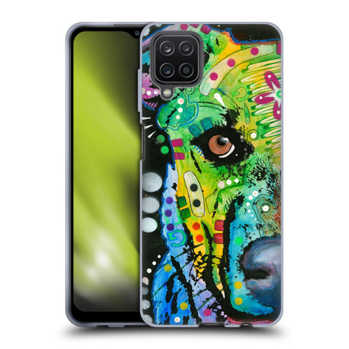 Dean Russo Dogs Bulldog Soft Gel Case for Samsung Galaxy A12 (2020)