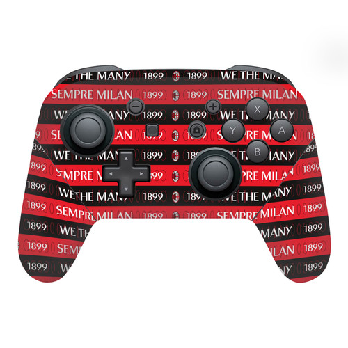 AC Milan Art Milan 1899 Vinyl Sticker Skin Decal Cover for Nintendo Switch Pro Controller