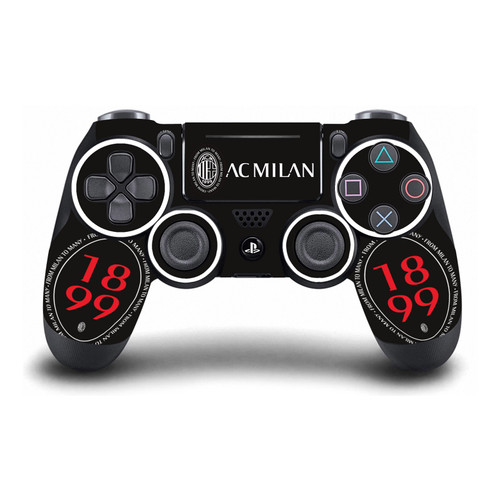 AC Milan Art 1899 Oversized Vinyl Sticker Skin Decal Cover for Sony DualShock 4 Controller