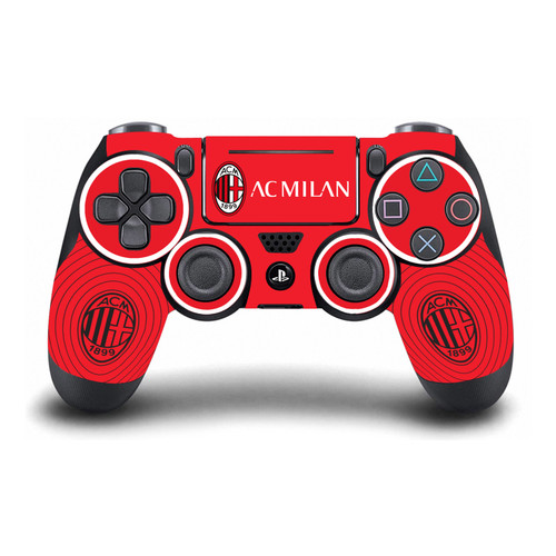 AC Milan Art Red And Black Vinyl Sticker Skin Decal Cover for Sony DualShock 4 Controller