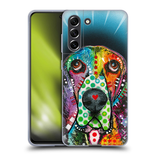 Dean Russo Dogs Hound Soft Gel Case for Samsung Galaxy S21 FE 5G