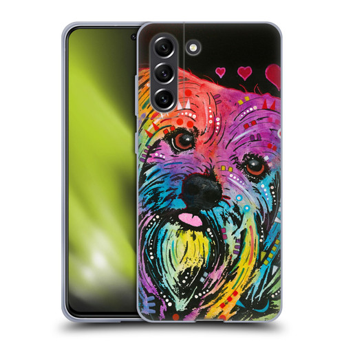Dean Russo Dogs Yorkie Soft Gel Case for Samsung Galaxy S21 FE 5G