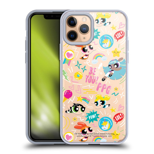 The Powerpuff Girls Graphics Icons Soft Gel Case for Apple iPhone 11 Pro & MagSafe