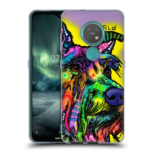 Dean Russo Dogs 3 My Schnauzer Soft Gel Case for Nokia 6.2 / 7.2