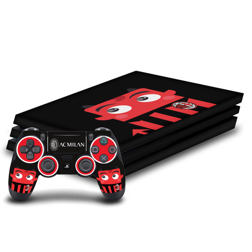 AC Milan Art Mascotte Vinyl Sticker Skin Decal Cover for Sony PS4 Pro Bundle