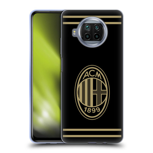 AC Milan Crest Black And Gold Soft Gel Case for Xiaomi Mi 10T Lite 5G
