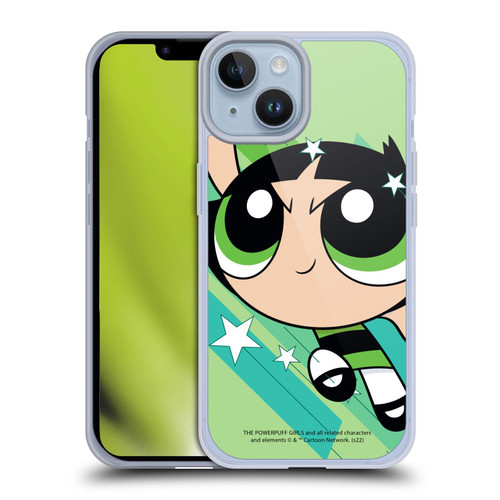 The Powerpuff Girls Graphics Buttercup Soft Gel Case for Apple iPhone 14 & MagSafe