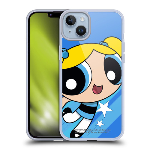 The Powerpuff Girls Graphics Bubbles Soft Gel Case for Apple iPhone 14 Plus & MagSafe