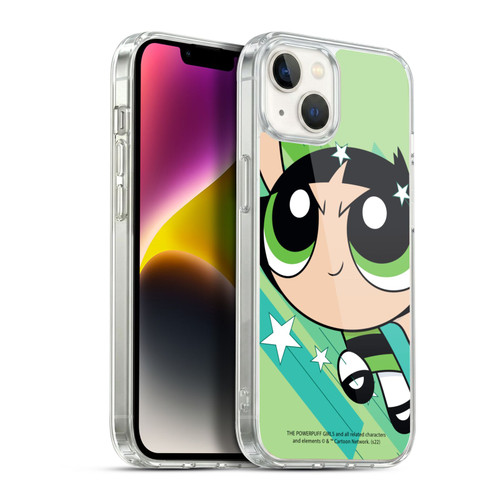 The Powerpuff Girls Graphics Buttercup Soft Gel Case for Apple iPhone 14 Plus & MagSafe