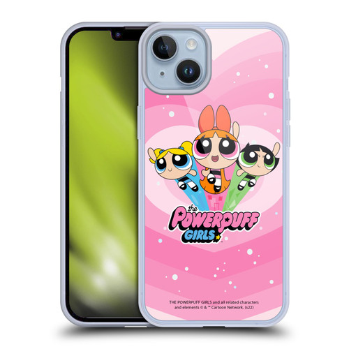 The Powerpuff Girls Graphics Group Soft Gel Case for Apple iPhone 14 Plus