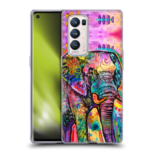 Dean Russo Wildlife 2 Elephant Soft Gel Case for OPPO Find X3 Neo / Reno5 Pro+ 5G