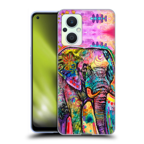 Dean Russo Wildlife 2 Elephant Soft Gel Case for OPPO Reno8 Lite