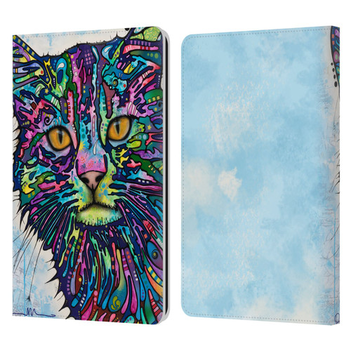Dean Russo Cats Diligence Leather Book Wallet Case Cover For Amazon Kindle Paperwhite 1 / 2 / 3
