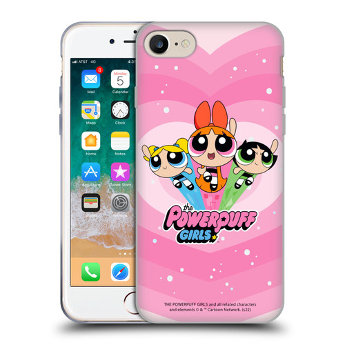 The Powerpuff Girls Graphics Group Soft Gel Case for Apple iPhone 7 / 8 / SE 2020 & 2022 & MagSafe