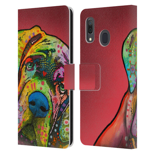 Dean Russo Dogs Mastiff Leather Book Wallet Case Cover For Samsung Galaxy A33 5G (2022)