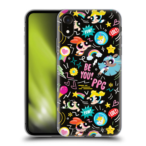 The Powerpuff Girls Graphics Icons Soft Gel Case for Apple iPhone XR
