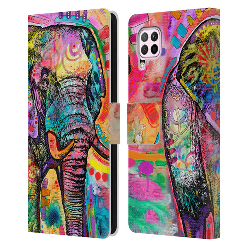 Dean Russo Wildlife 2 Elephant Leather Book Wallet Case Cover For Huawei Nova 6 SE / P40 Lite