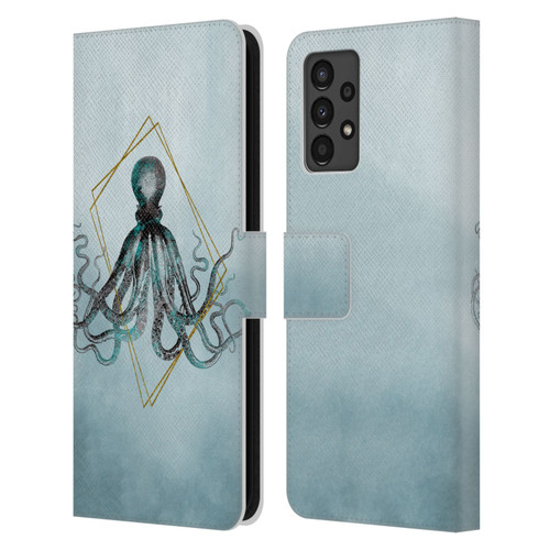 LebensArt Beings Octopus Leather Book Wallet Case Cover For Samsung Galaxy A13 (2022)