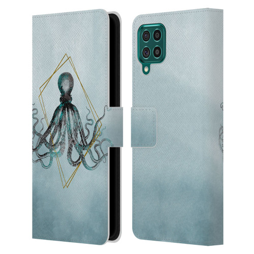 LebensArt Beings Octopus Leather Book Wallet Case Cover For Samsung Galaxy F62 (2021)