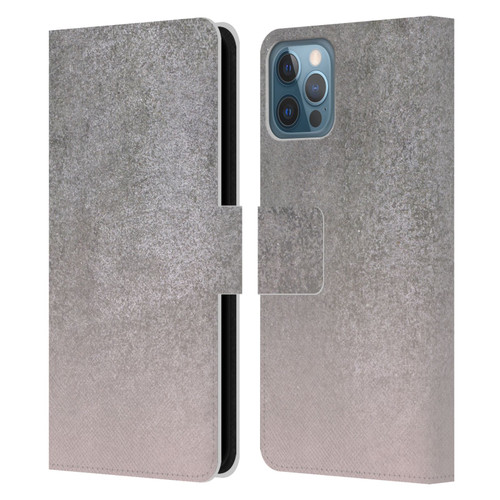LebensArt Concretes Concrete Leather Book Wallet Case Cover For Apple iPhone 12 / iPhone 12 Pro