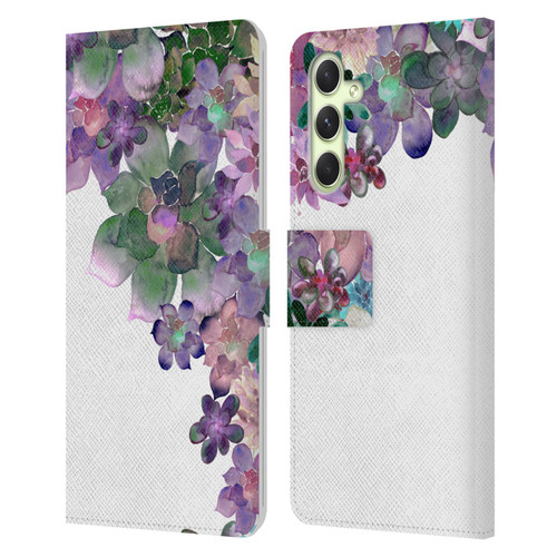 Monika Strigel My Garden Succulent Leather Book Wallet Case Cover For Samsung Galaxy A54 5G