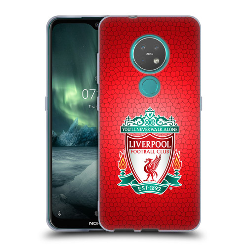Liverpool Football Club Crest 2 Red Pixel 1 Soft Gel Case for Nokia 6.2 / 7.2