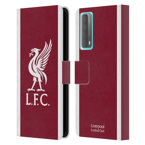 Liverpool Football Club 2023/24 Home Kit Leather Book Wallet Case Cover For Huawei P Smart (2021)
