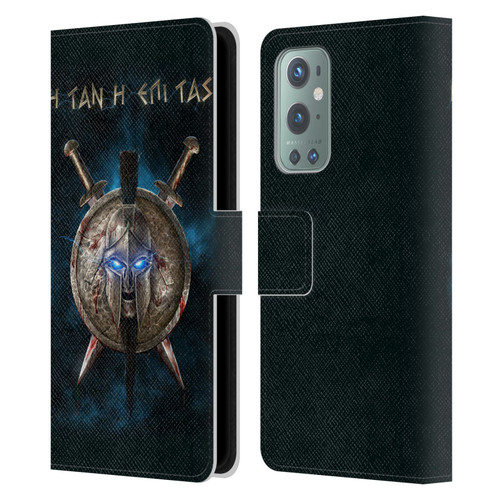 Christos Karapanos Horror 2 Spartan Leather Book Wallet Case Cover For OnePlus 9