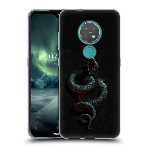 Christos Karapanos Horror 2 Serpent Within Soft Gel Case for Nokia 6.2 / 7.2