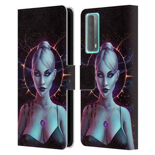 Christos Karapanos Mythical Art Oblivion Leather Book Wallet Case Cover For Huawei P Smart (2021)