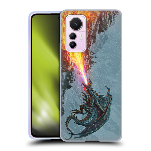 Christos Karapanos Mythical Art Power Of The Dragon Flame Soft Gel Case for Xiaomi 12 Lite