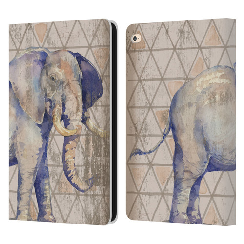 Paul Brent Animals Tribal Elephant Leather Book Wallet Case Cover For Apple iPad Air 2 (2014)